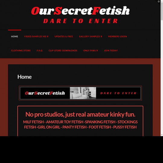 our secret fetish