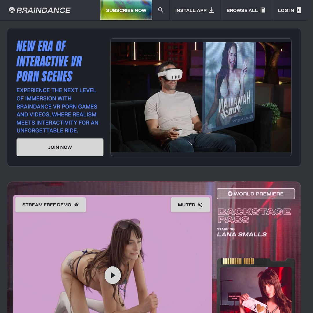 braindance vr passwords